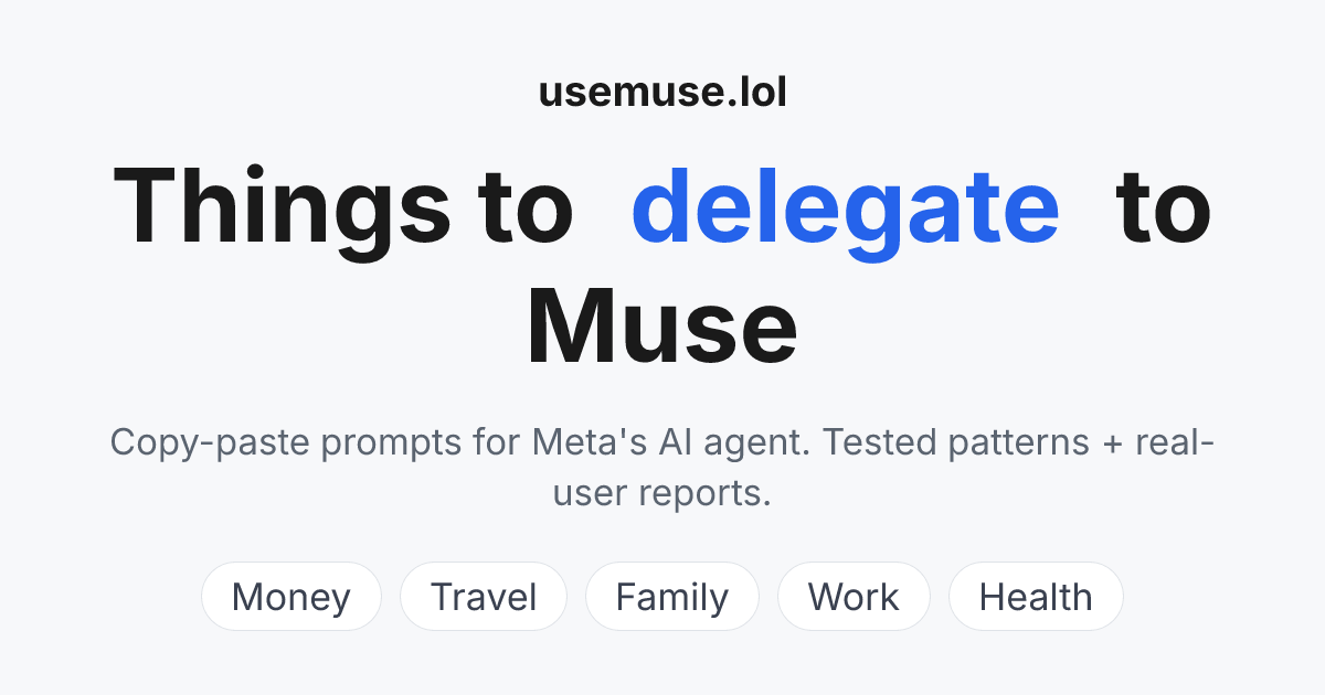 Meta Launches Muse Gadgets Open-Source Kit for AI Devices